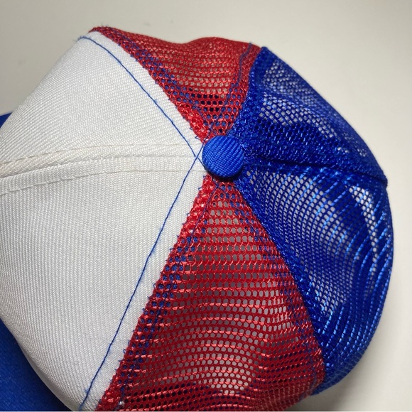 MLB Montreal Expos Size Med/Large ANNCO Tri-Color Mesh Snapback Trucker RARE - Picture 8 of 16